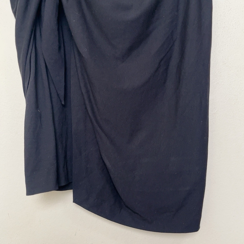 Aritzia Womens Medium The Group by Babaton Tie Front Bevington Skirt In Black - Picture 5 of 14